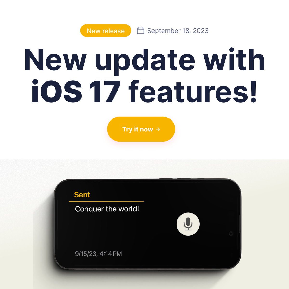Actualización de Email Me para iOS 17: Spotlight, StandBy y más